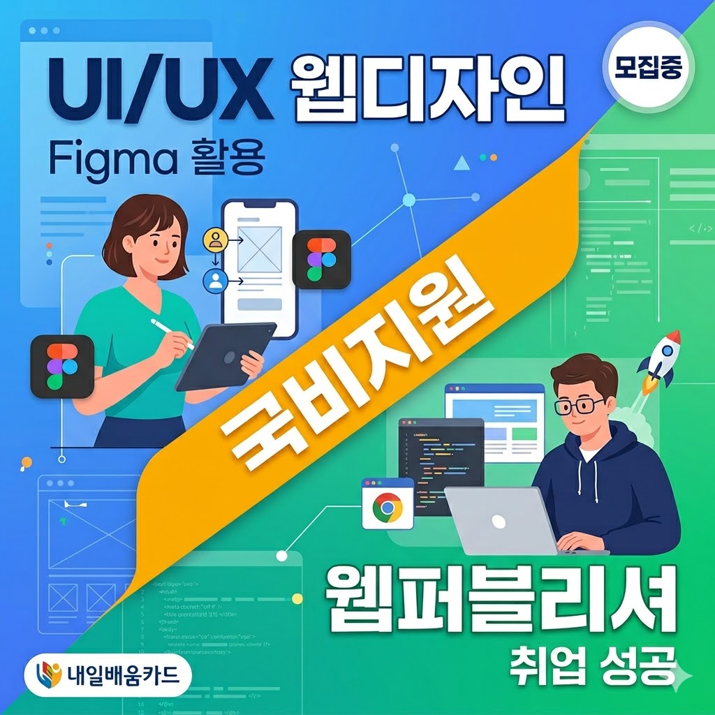 국비지원 Figma활용 UI/UX 웹디자인&웹퍼블리셔