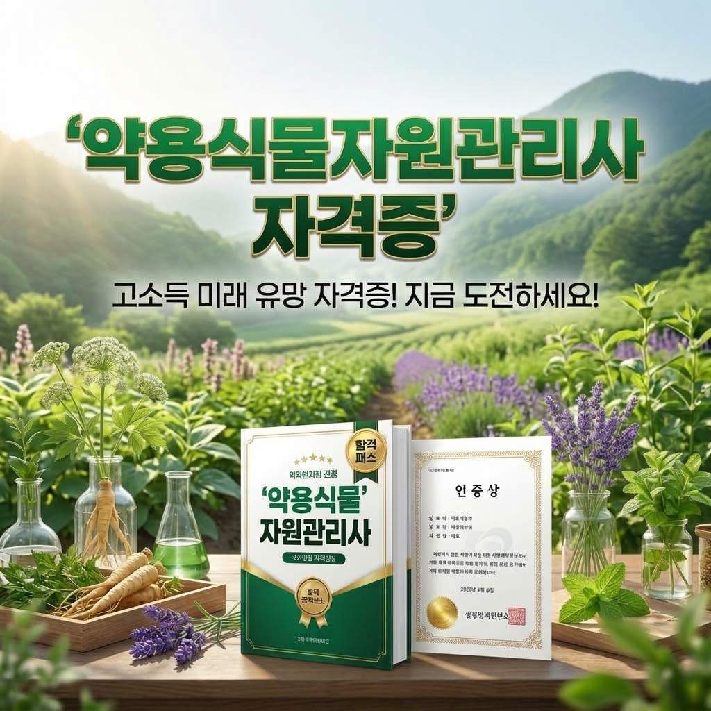 약용식물 자원관리사 자격증